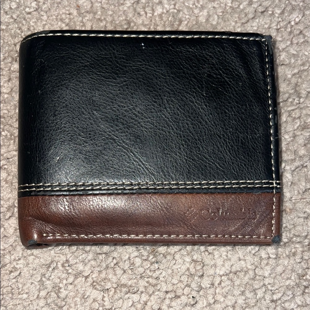 Columbia Black and Brown Leather Wallets